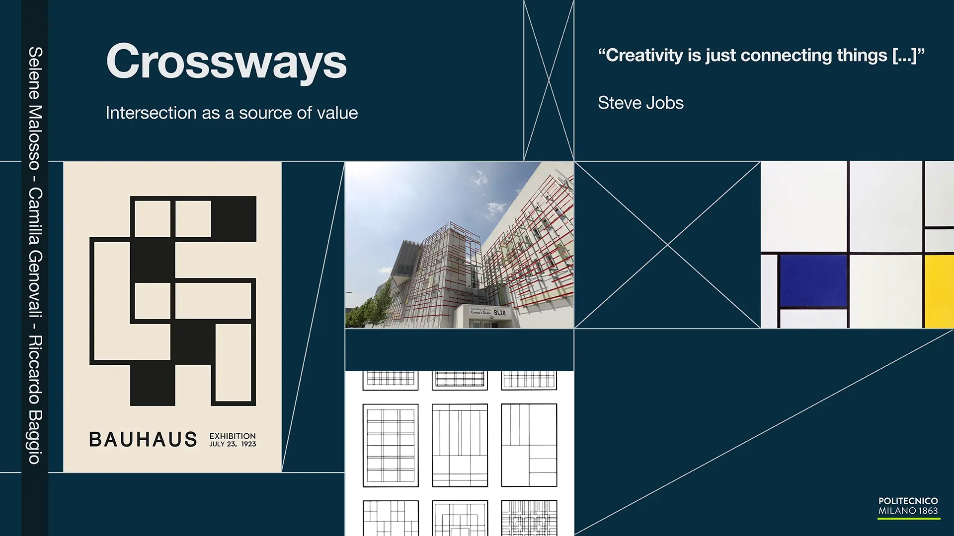 Design inspiration and visual references for the Crossways interface